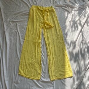 Neon Yellow Ivana Swimsuit Coverup Pants